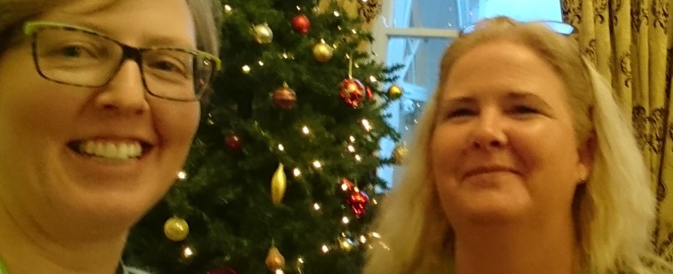 Tina & Claire at MHI 50