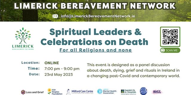 Limerick Bereavement Network Online Event 23rd May
