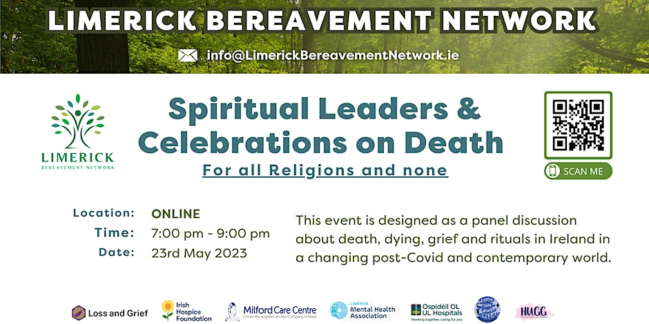 Limerick Bereavement Network Online Event 23rd May