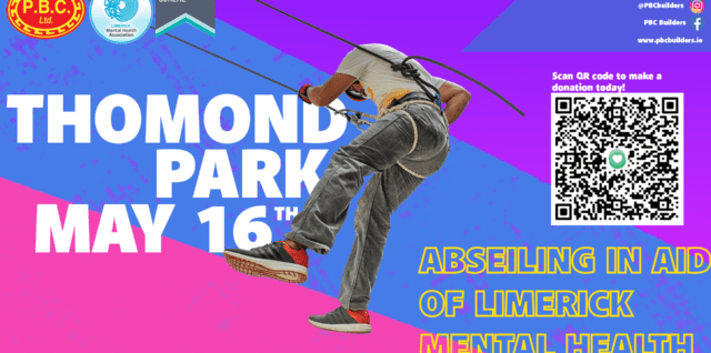 P.B.C. Builders to abseil Thomond Park to raise funds for LMHA