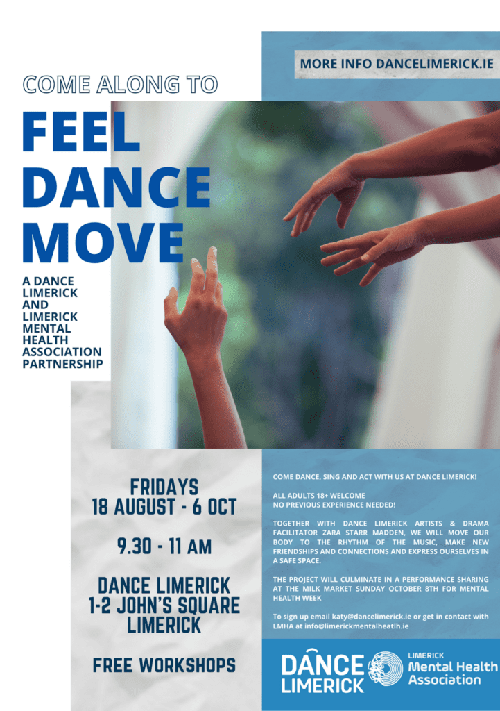 Dance class in collaboration with Dance Limerick