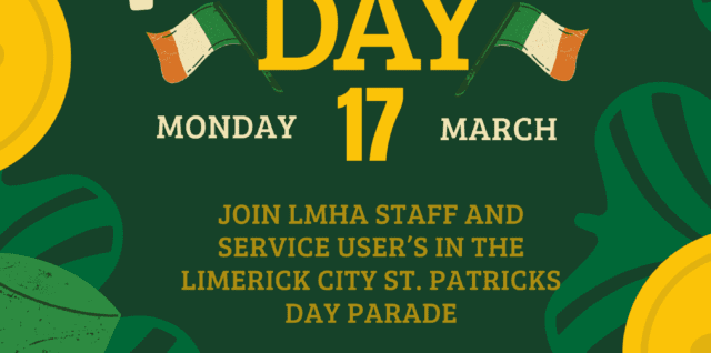 We are thrilled to take part in this year’s Limerick St. Patrick’s Day Parade, and we want YOU to join us!