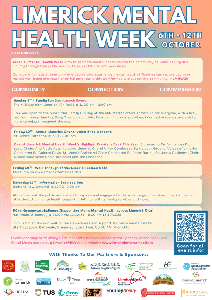 Limerick Mental Health Week 2025: Programme of Events 6th - 12th October